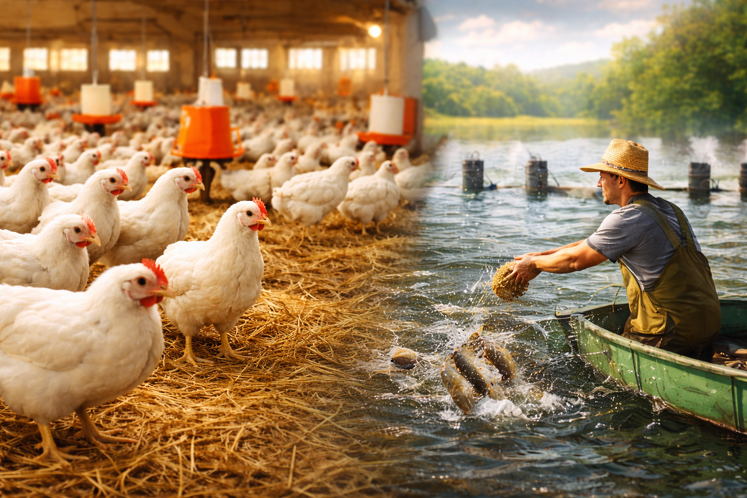 Poultry and Fish Farming